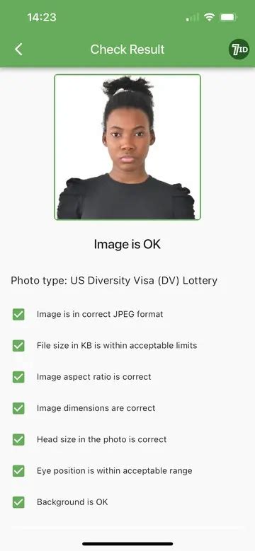 lottery visa picture size|Free Green Сard Lottery Photo Checker .